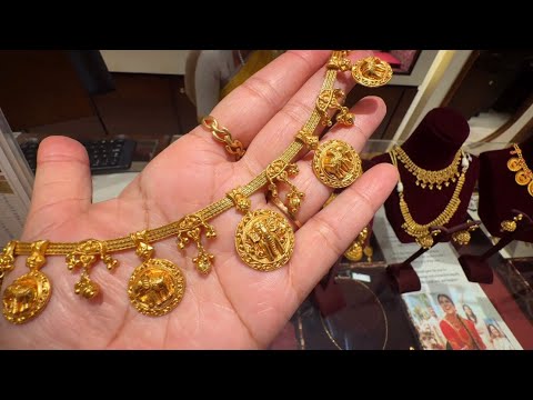 Tanishq Latest 2025 Gold Necklace Designs with Price/Gold Necklace Designs/Antique Necklace/Deeya