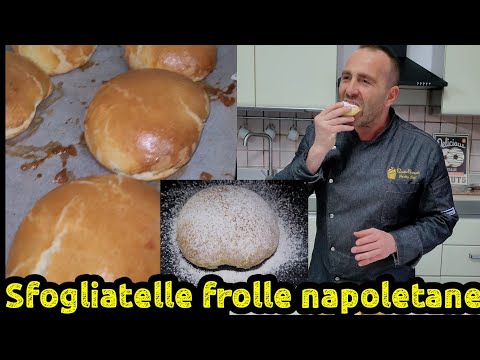Sfogliatelle frolle napoletane fatte totalmente a mano.Ricetta facile e veloce