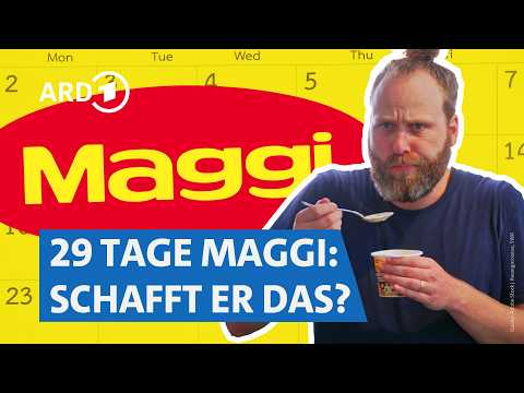 Maggi-Diät: 4 Wochen Fertigprodukte im Selbstversuch 🤯 | Marktcheck checkt... SWR