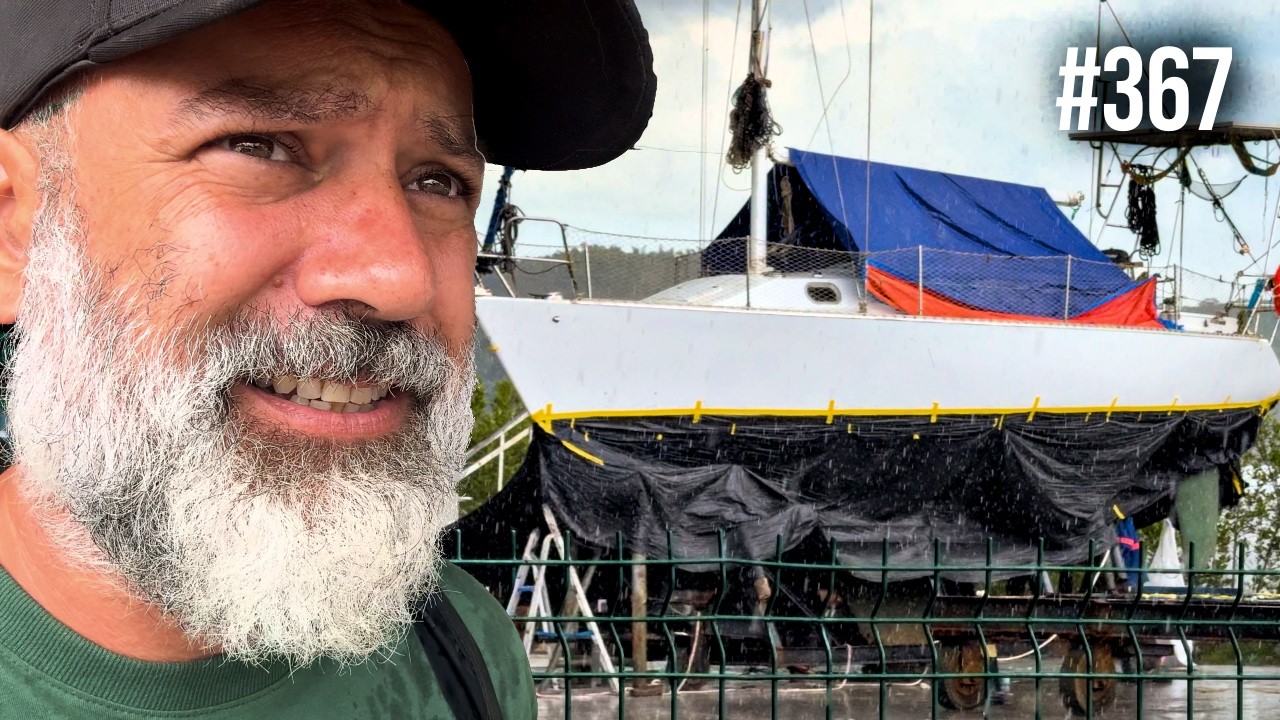 The Man's (and Boat's) Fight Against Osmosis and Rain | #SAILING #367