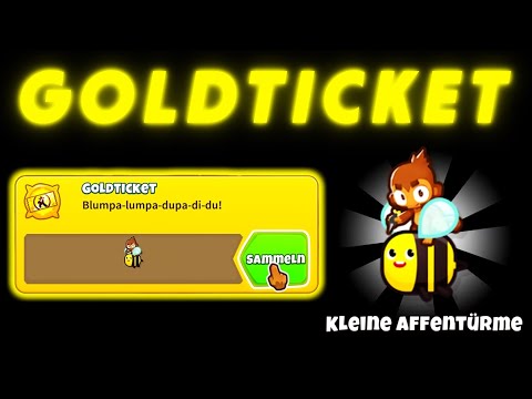 Versteckter Erfolg: kleine Affentürme (Goldticket!) [#BloonsTD6]