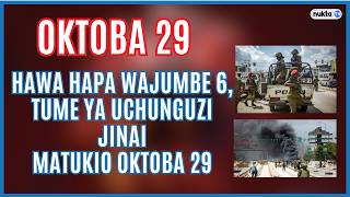 Hawa hapa wajumbe 6 Tume ya Uchunguzi jinai Oktoba 29