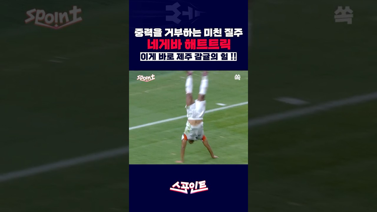 [스포인트] 이번 시즌 첫 K리그 해트트릭 주인공은?! ????제주의 영웅 '네게바' / YTN쏙