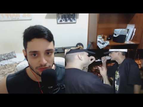 Krawk(SP) vs Nonô - 1 fase (batalha do relógio) (REAÇÃO)