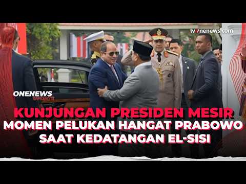 Presiden Mesir El-Sisi Tiba di Jakarta, Disambut Hangat Prabowo | OneNews Update