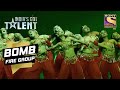 Dharam Ji Gives A Standing Ovation To Bomb Fire Crew India S Got Talent Season 9 Bomb Fire Group