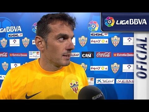 Entrevista a Esteban tras el UD Almería (0-5) Real Madrid - HD