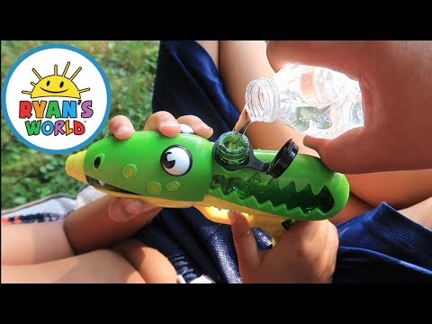 Testing Ryan’s world Slime Blaster
