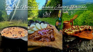 Download lagu 3 NAJLEPŠIE RECEPTY 🔥🇸🇰🌲 FOOD IN NATURE SLOVAKIA JEDLO V PRÍRODE 🌲🔥☀️ mp3