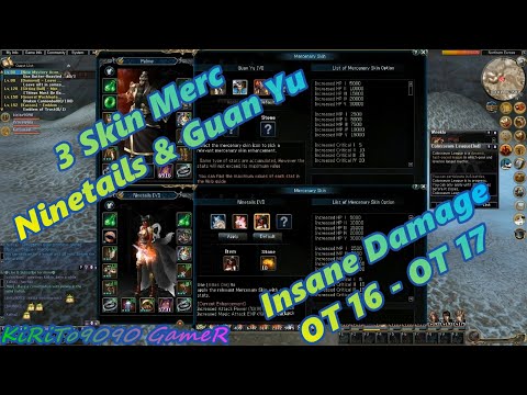 ⚔️Fast Run OT 16 & OT 17 3 Skin Ninetails & Guan Yu OP Damage | Blademaster Atlantica Online AOV MMO