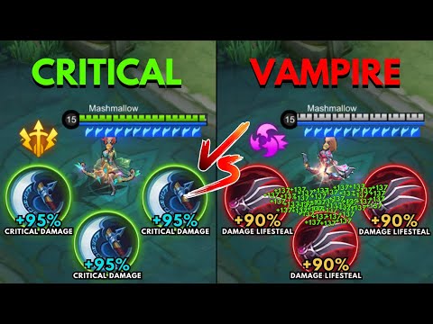 Miya Critical Build vs Miya Vampire Build