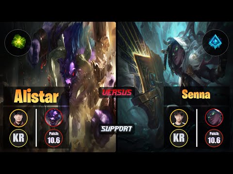 Kellin ALISTAR (Support) [Aftershock] VS Zenit SENNA - Challenger KR Patch 10.6