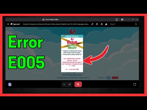 Fix Farm Merge Valley Error: E005 (Failed to initialize services)
