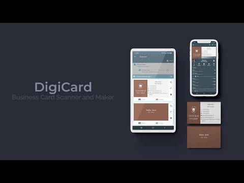 DigiCard-Business Card Scanner Video