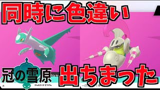 最高のタイミングで色違いを同時に引いてしまったんだがww【ポケモン剣盾】