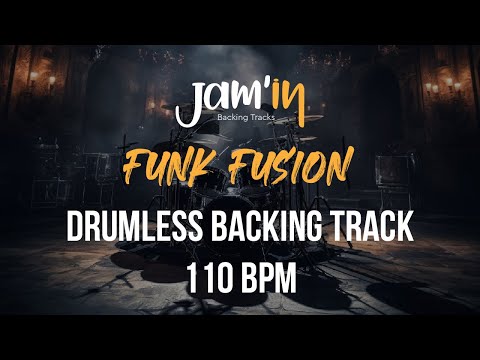 Funk Fusion Drumless Backing Track 110 BPM