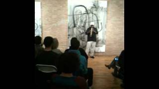 Joe McPhee plays w/ Christopher Wool paintings @ Corbett vs Dempsey