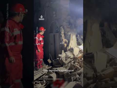 Iran says US-Israeli projectile has struck a synagogue in Tehran