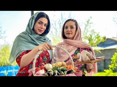 Village Cooking Chicken Rice | Rural Life in IRAN | Village Food Secrets
