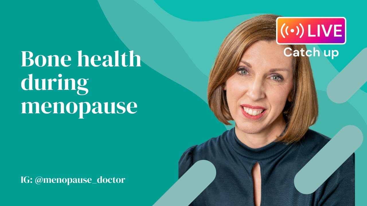 Bone health during menopause | Dr Louise Newson