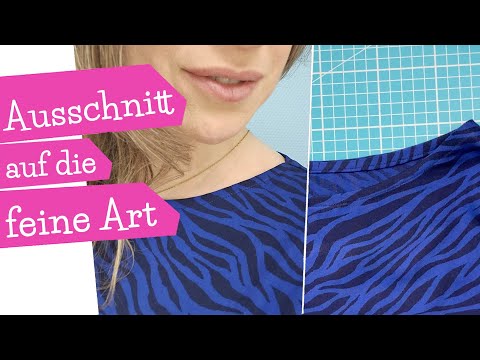 Finish the neckline with a delicate touch | Sew an internal bias binding | mommymade