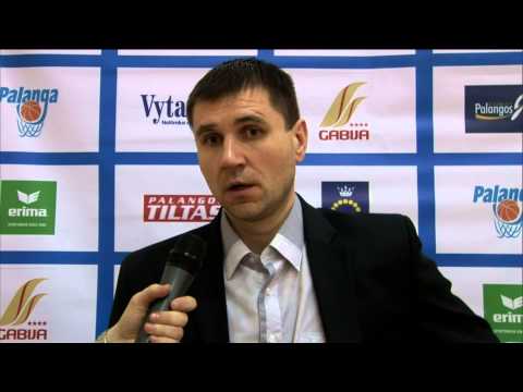 SportoTv.lt: NKL: "Palanga" - "Delikatesas" Virginijaus Sirvydžio komentaras po rungtynių 2015-02-21
