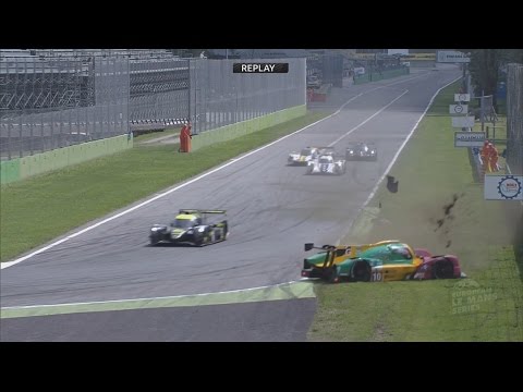 ELMS 2017. 4 Hours of Monza. Andrés Méndez Crash