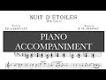 Nuit d'etoiles (C. Debussy) -  F Major Piano Accompaniment