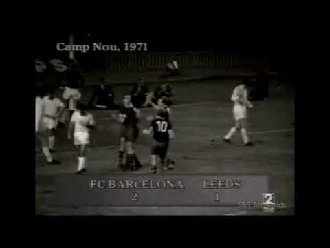 Leeds United movie archive -  CF Barcelona v Leeds ICFC Play Off 22/09/1971