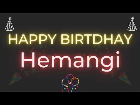 Happy Birthday to Hemangi - Birthday Wish From Birthday Bash