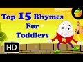 Top 15 Hit Songs For Toddlers Collection Of Cartoon Animated English Nursery Rhymes For Kids