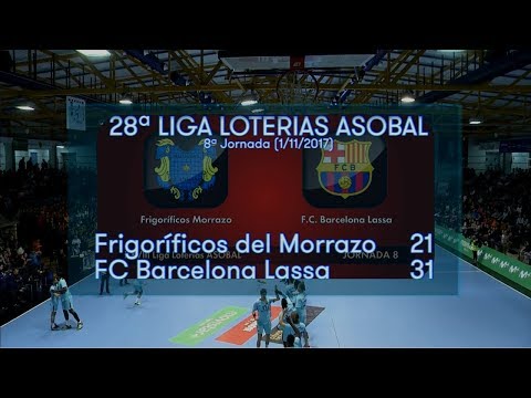 LIGA LOTERIAS ASOBAL J08 Frigoríficos Morrazo - FC Barcelona Lassa  21 - 31