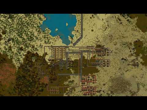 Factorio - Space Exploration Timelapse (First 8 Hours)