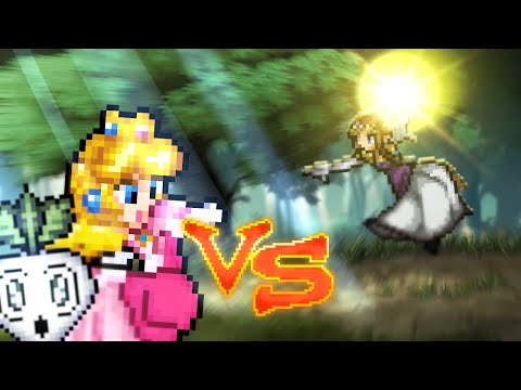 Peach VS. Zelda - Sprite Animation