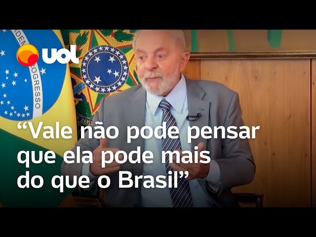 Vale cai com preço do minério: fala de Lula também influencia?