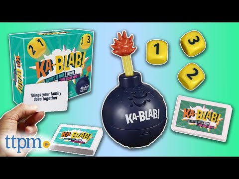 NEW Ka-Blab! Family Game from Hasbro Instructions & Review