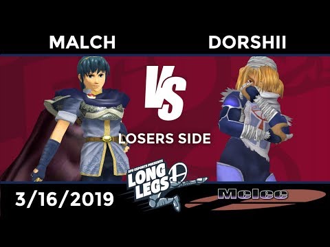 Long Legs Melee: Pools - Malch (Marth) vs 306|Dorshii (Sheik)