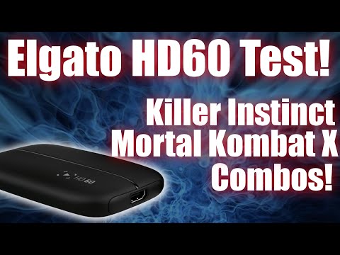 Elgato HD60 Test: Combos | Mortal Kombat X Killer Instinct (1080p 60 FPS)