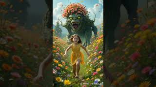 Monster Flower cartoon animation shorts viralvideo video funny ai trending animals