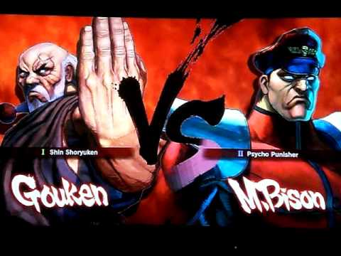 Bullcat [Gouken] vs OGeraO [Bison] SUPER STREET FIGHTER 4 - Japanese Online Ranked Matches