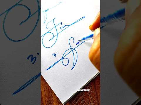 F letter signature ❤