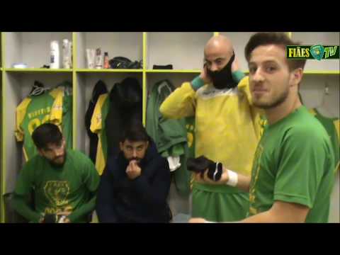 Taça Aveiro Fiães SC x U  Lamas   Flash interview Crédito Fiães Tv