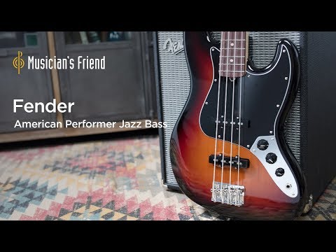 Fender American Performer Jazz Bass Demo - All Playing, No Talking