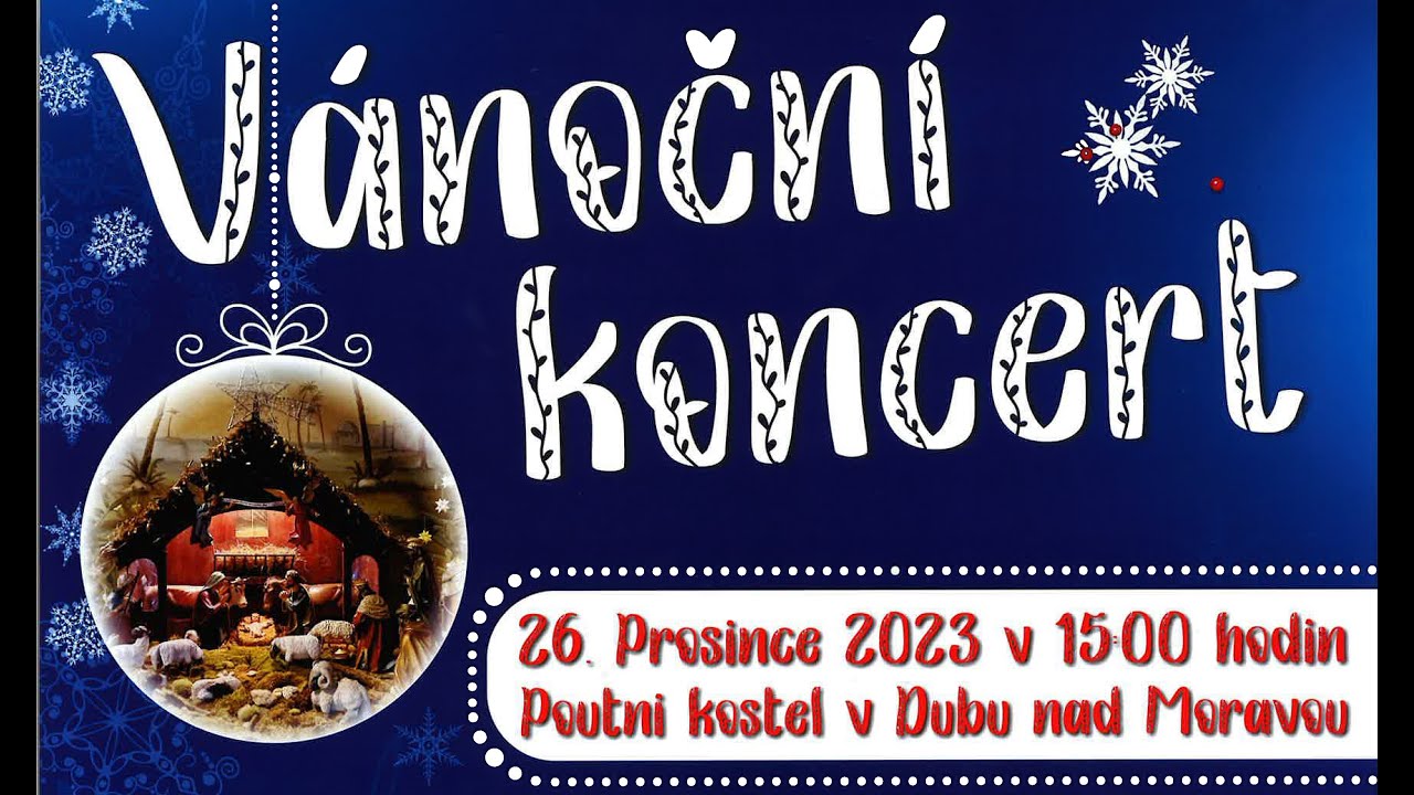 Vánoční koncert v Dubu nad Moravou