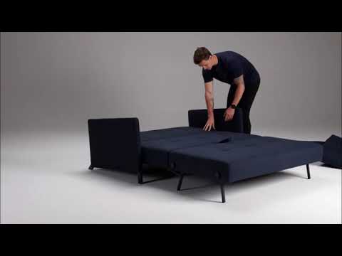Cubed 90 Single sofabed with arms - Innovation Living | Bedworks