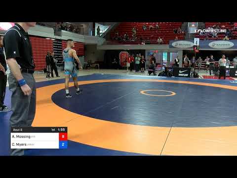 72 Kg Round Of 16 Alex Mossing Air Force Regional Training Center Vs Connor Myers Army WCAP
