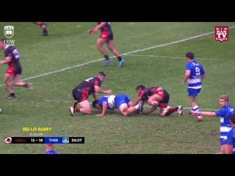 2018 IDRL 1st Grade Round 12 Highlights - Collegians vs Thirroul Butchers