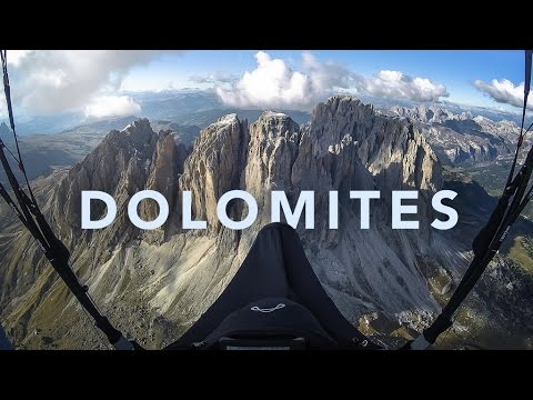 Amazing day in the Dolomites