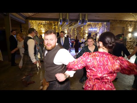 Cragganmore Ceilidh Band - Dashing White Sergeant - Wedding Reception at Falside Mill, Kingsbarns