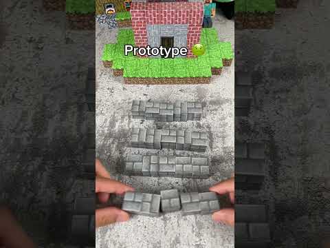 Magnetic Minecraft blocks are too much fun 🥵